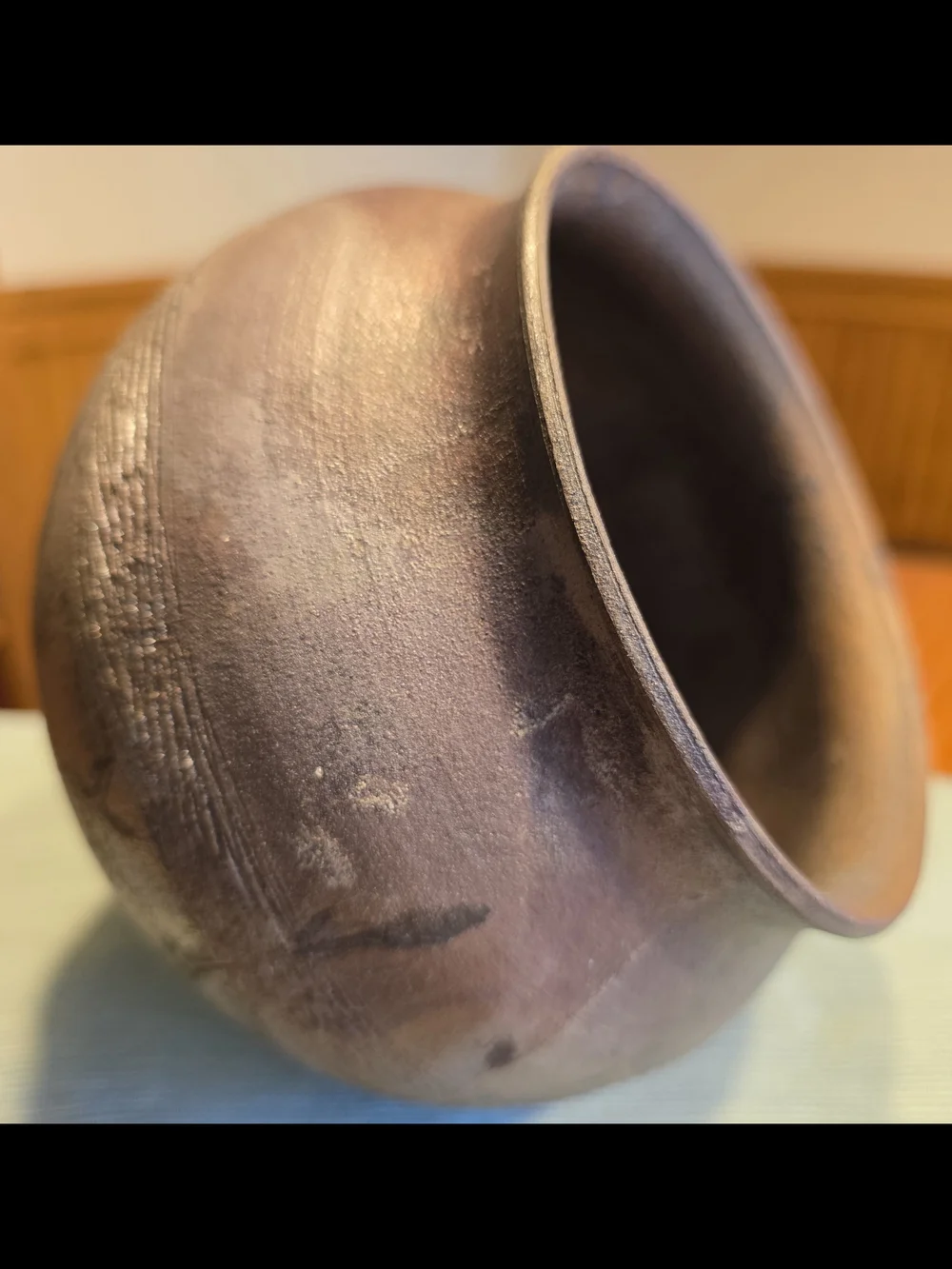 Raku Pottery Planter Pot Vase